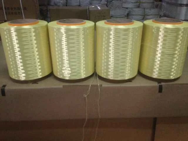 Filament Yellow Kevlar Aramid Yarn for Cable Wire