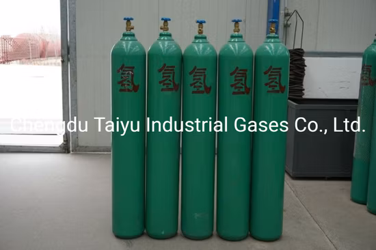 Industrial Grade High Purity 99.999%-99.9999% Hydrogen H2 Gas for Sale