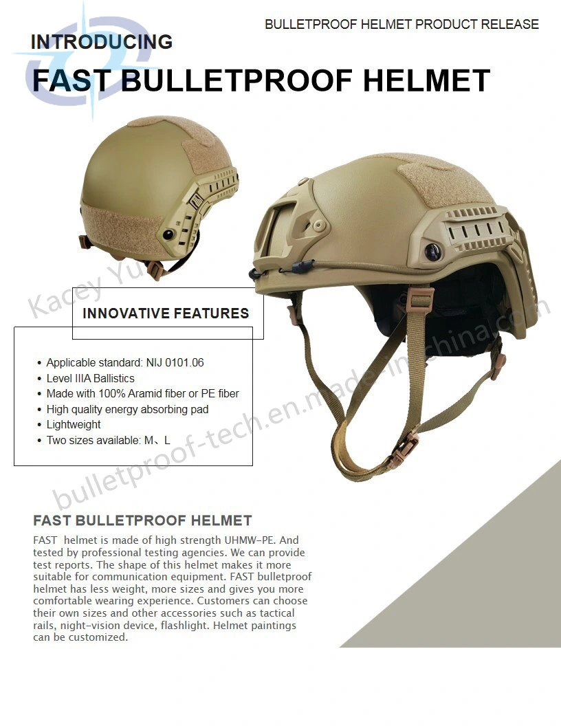 Hot Sale Ballistic Performance Military Tactical Bulletproof Helmet Safety Product Casco 84