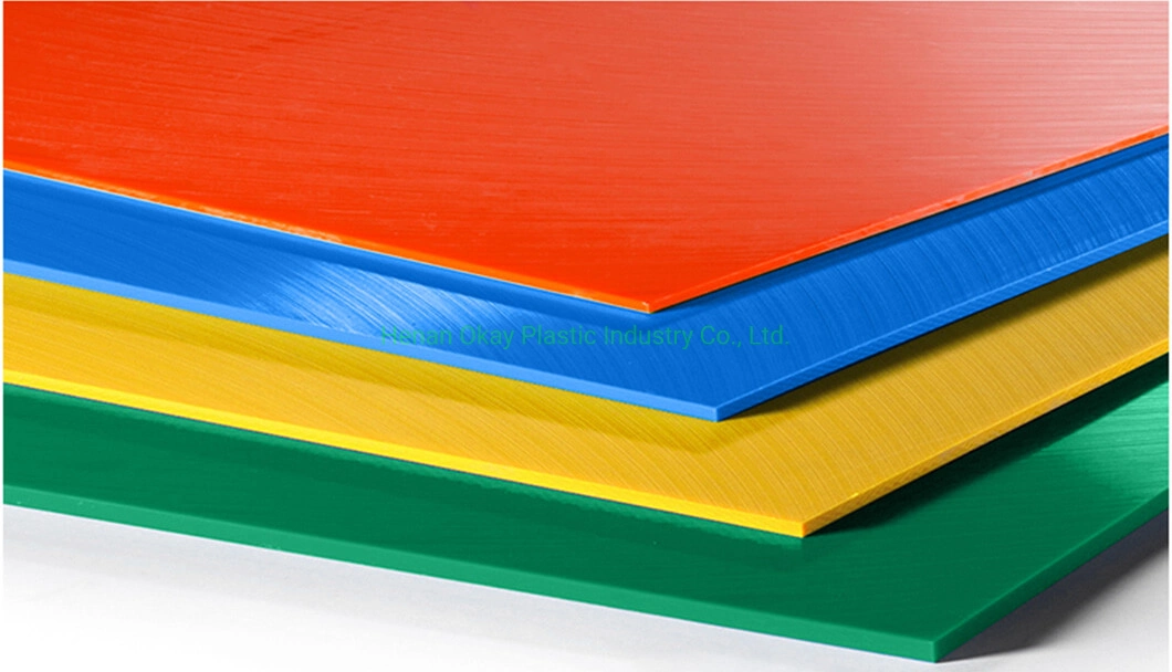 Manufacturers of Large UV-Resistant Thickness Colors Orange Yellow Green Red White Black UHMW Sheet 4X8 for Sale