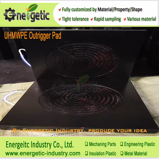 Auslegerpad für den Außenbereich/Kranlift UHMWPE-Auslegerpad Multifunktionale UHMWPE-Kran-LKW-Erdungspads/UHMWPE-Kranauslegerpads in verschiedenen Farben/UHMWPE