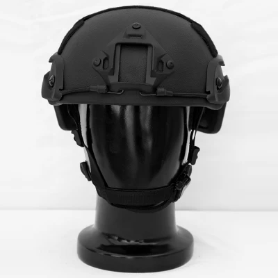 Langlebiger Nij Iiia Fast Ballistic Bulletproof Taktischer Helm, mattschwarz, aus PE