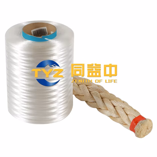 20d-300d Hochleistungs-Polyethylenfaser mit ultrahohem Molekulargewicht (UHMWPE-FASER/HPPE-FASER/HMPE) für Angelschnüre